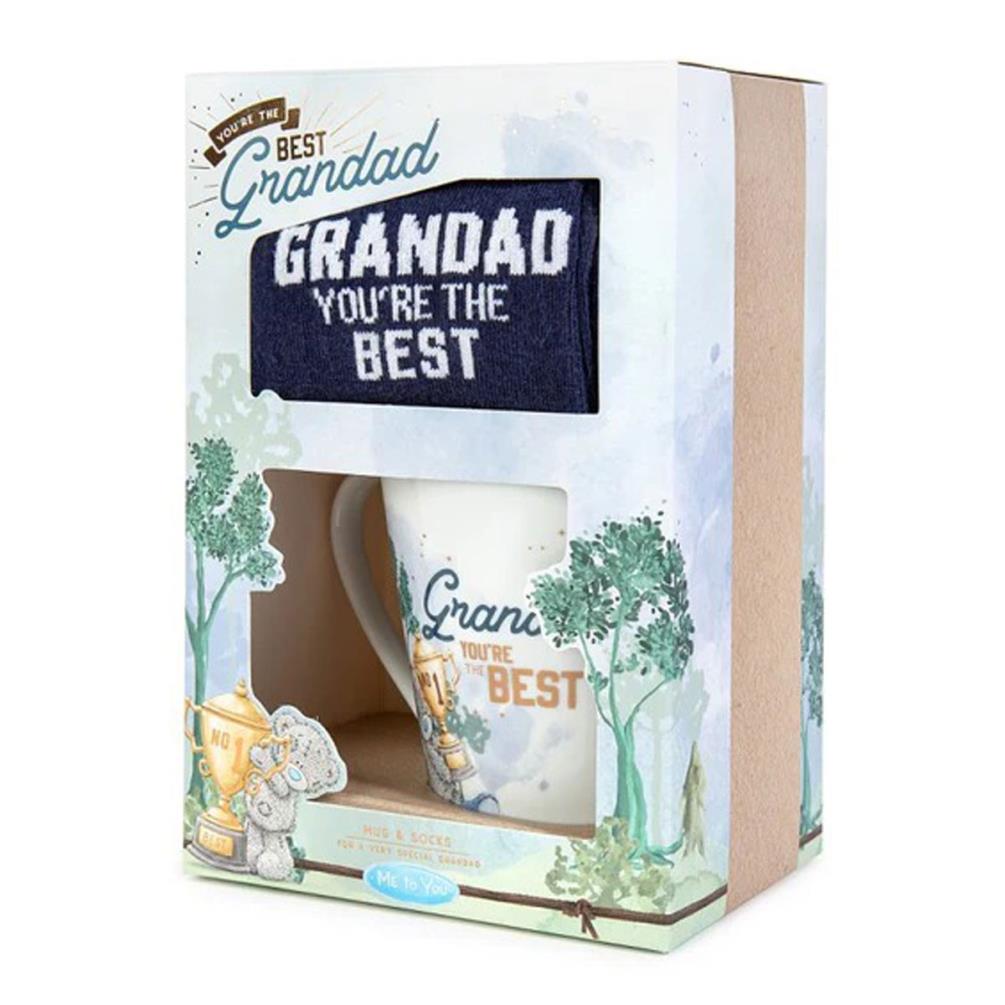 Grandad Me to You Mug & Sock Gift Set Extra Image 1